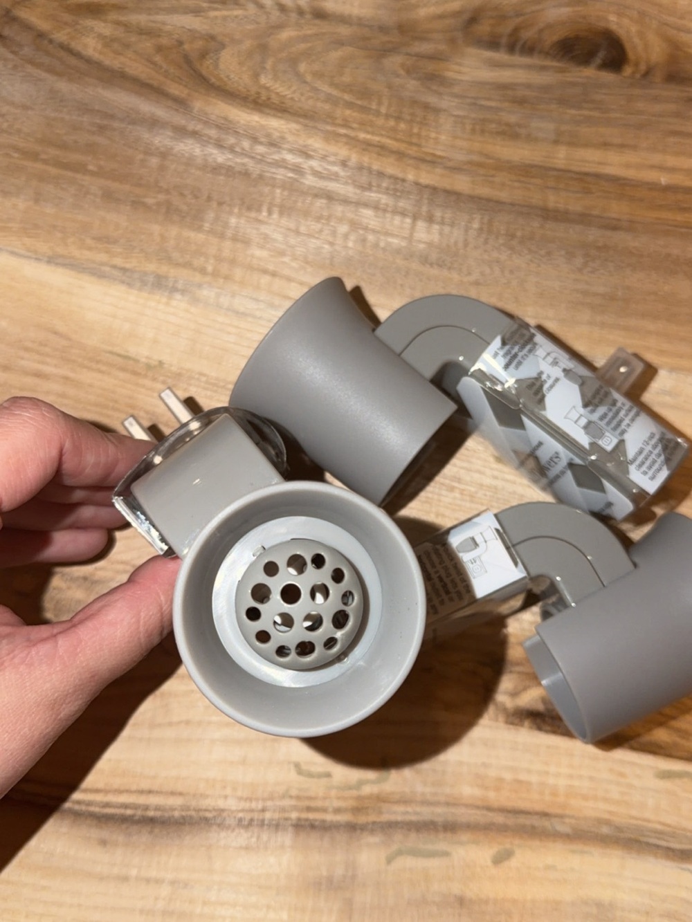 Gray wallflower plug ins